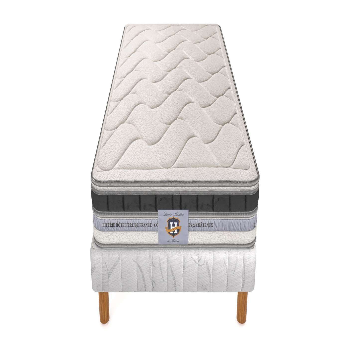 Ensemble Cheverny - matelas 1 place + 1 sommier