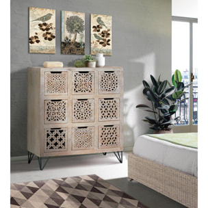 Cómoda - madera de mango - 102x88x38cm
