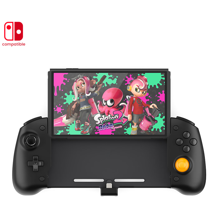 Mando Grip compatible con Nintendo Switch TNS-1125. Conexión auto, funciones mapping, motores de vibración, sensores giroscópicos