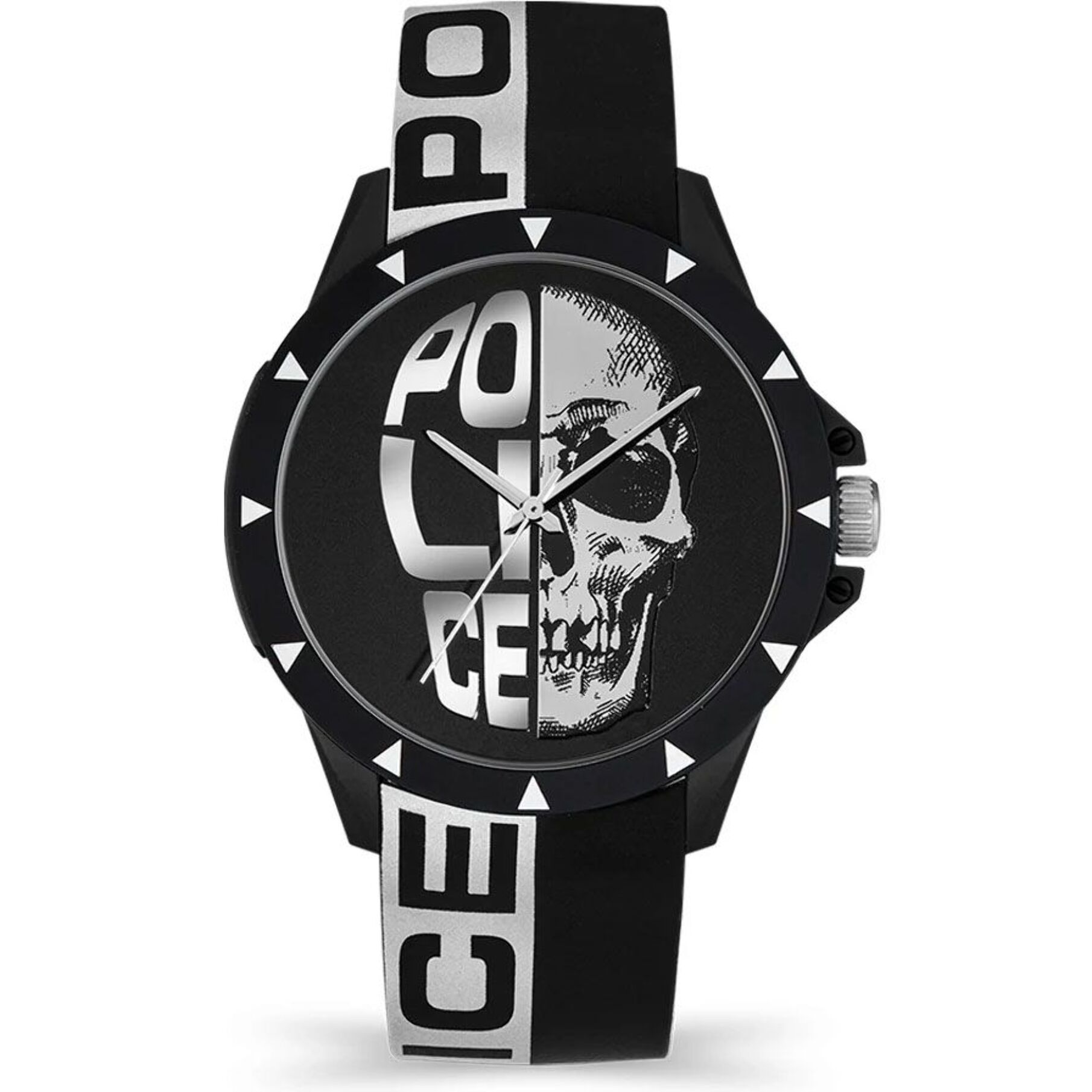 Reloj Police PEWUM2119562 Hombre Analogico Cuarzo con Correa de Silicona