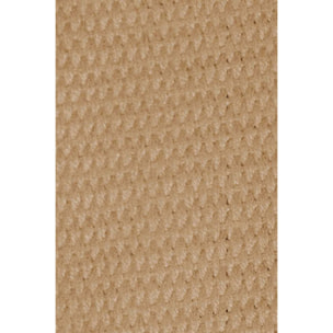 Cintura Brahim in tela cammello con fibbia con logo