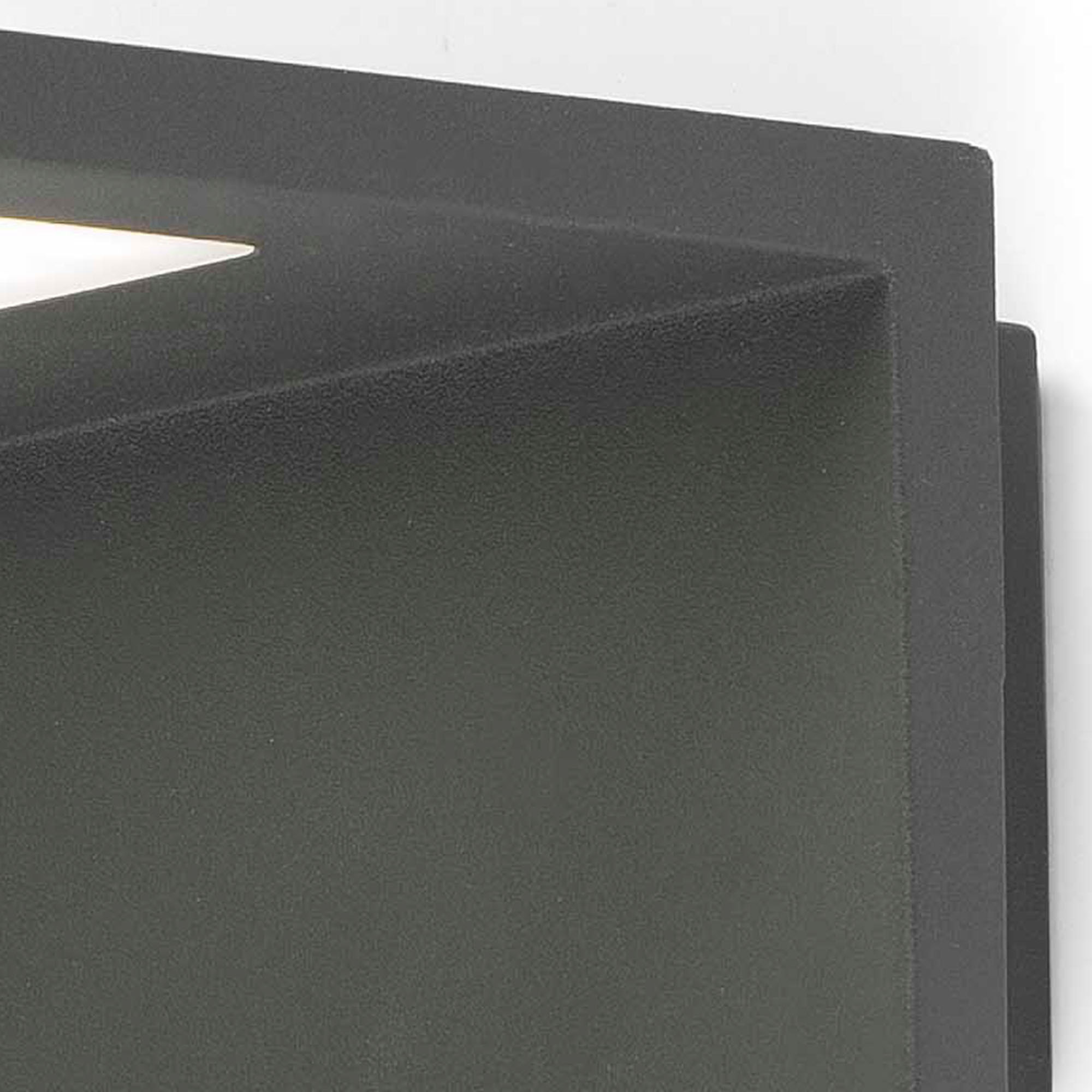 ELE LED Lampe applique gris foncé