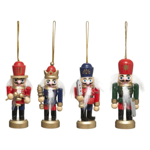 Lot de 4 casse-noisette H.8,5cm