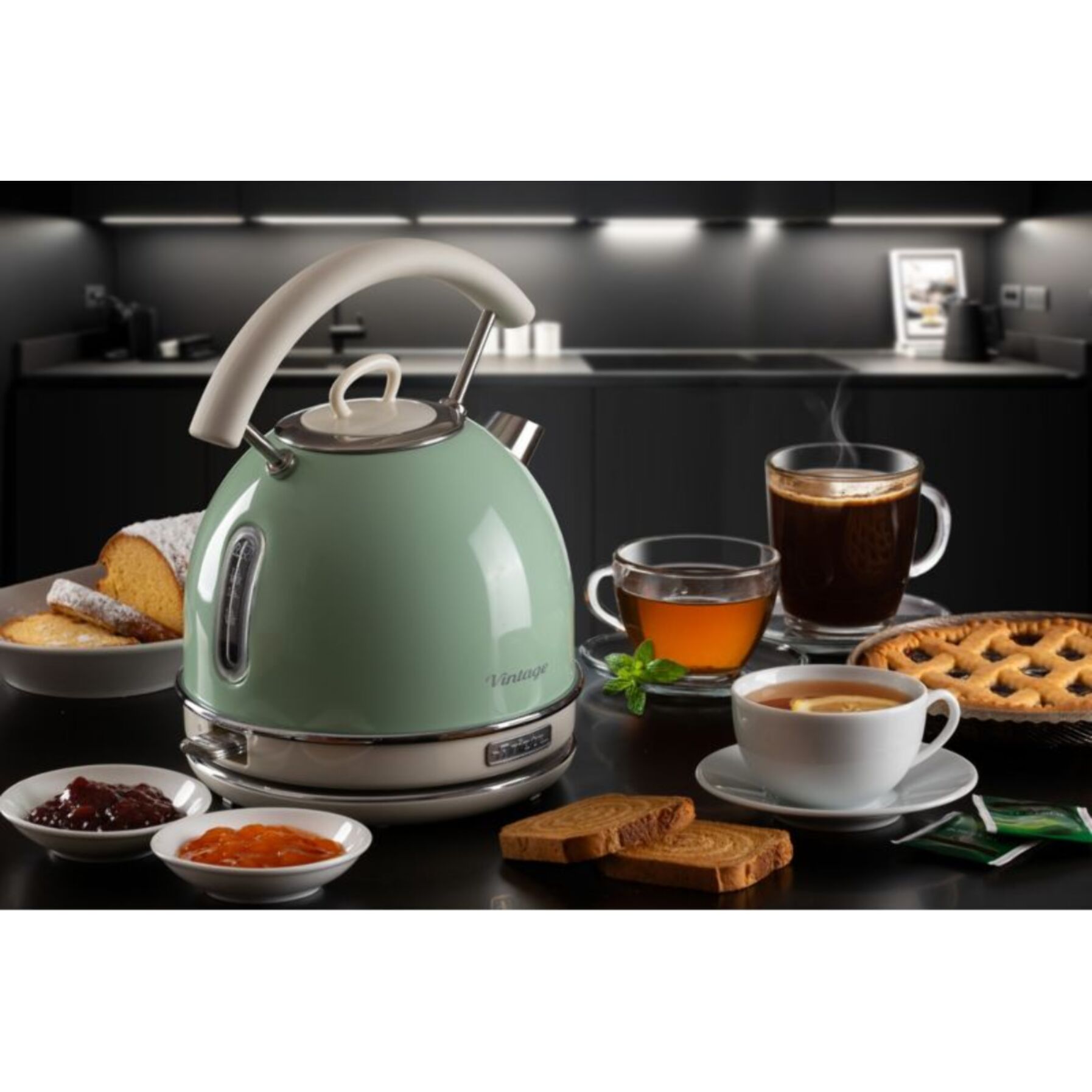 Bouilloire ARIETE vintage vert 1.7l