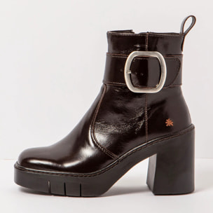 Botines con tacón 1979 NAPPA SHINNY BROWN/BERNA color Brown