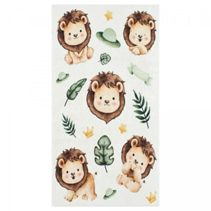 Tapis enfant tissé motif animaux KABO