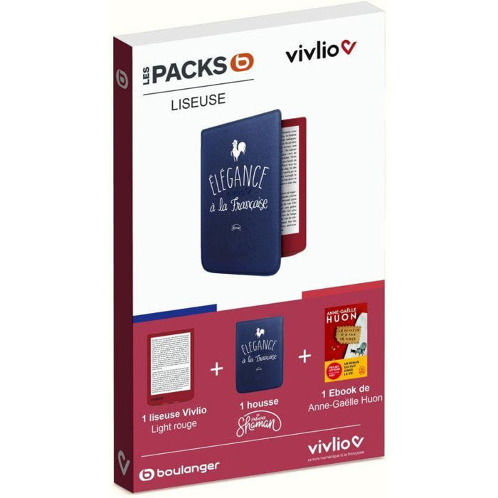 Liseuse eBook VIVLIO Liseuse Light - Coffret 3 en 1 Pack B