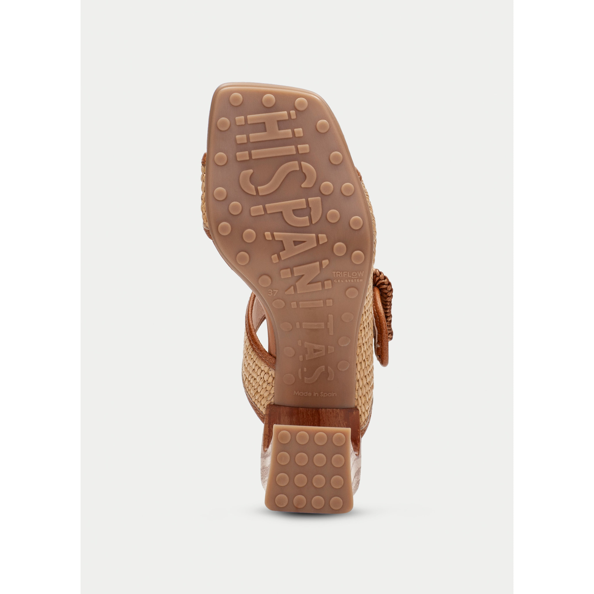 Sandalia Destalonada Miami Cuero 5 cm