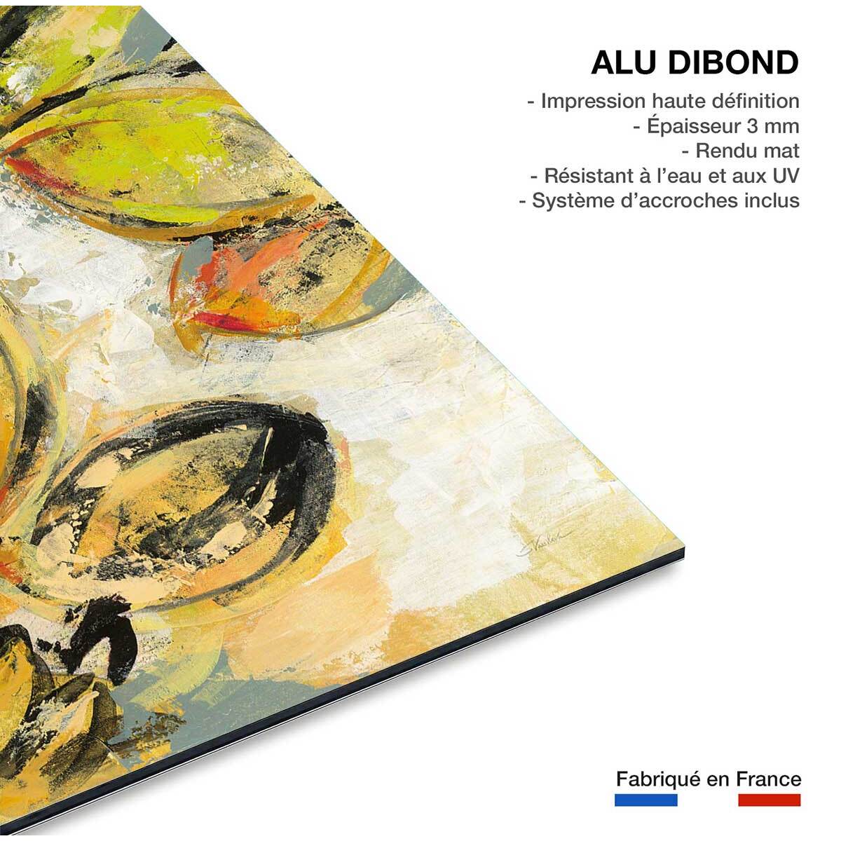 Tableau sunny flower Tableau alu Dibond