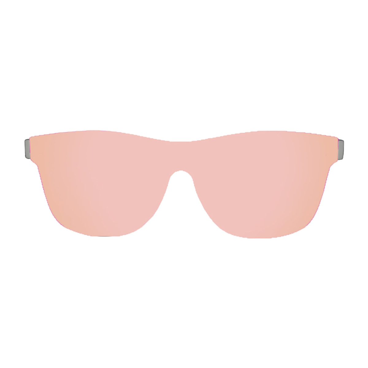 Gafas de sol OCEAN MESSINA - Gris sólido mate / Plana rosa revo