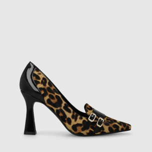 ZAPATOS DE SALÓN ANIMAL PRINT MORLAS-INO