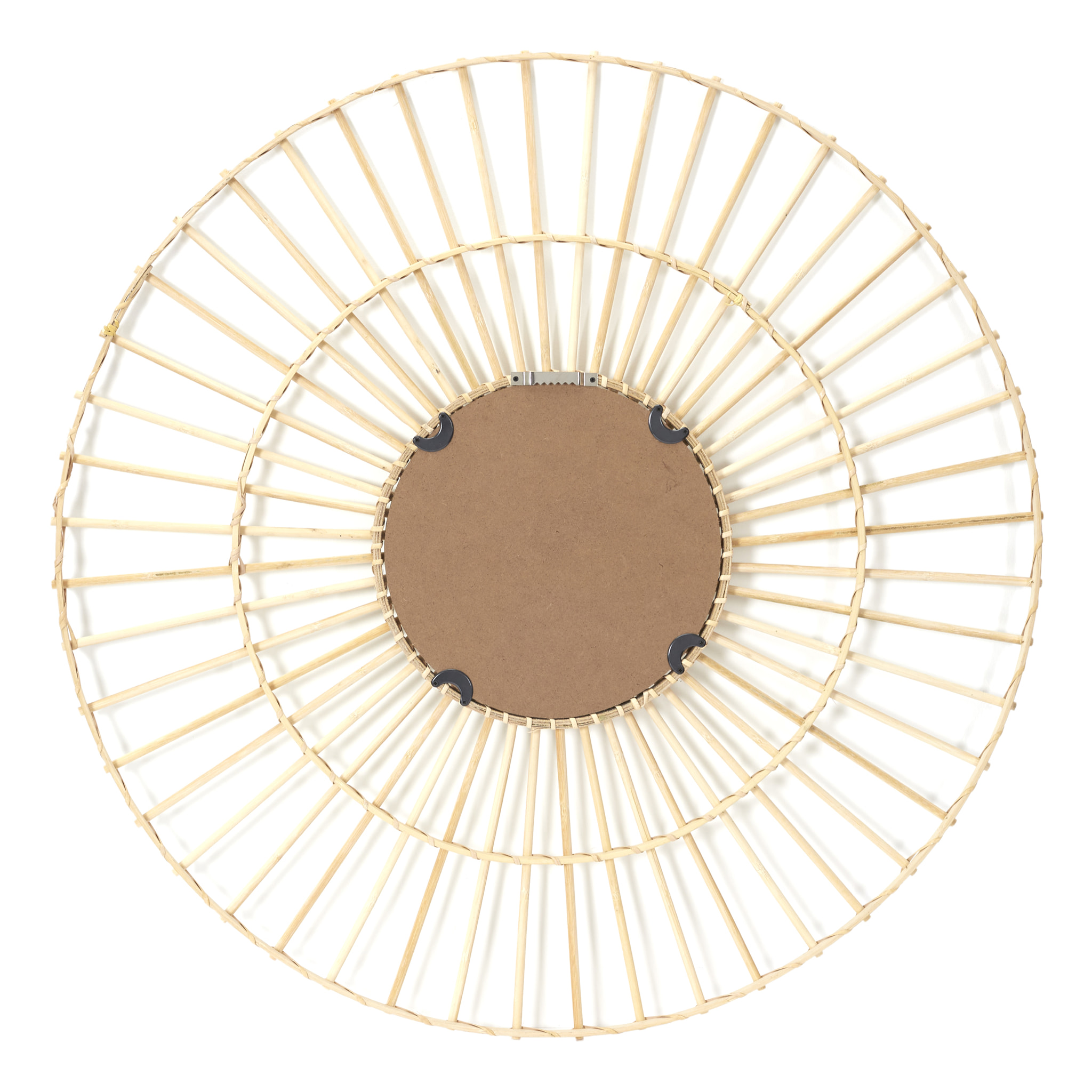 Miroir Rotin Rond 75cm