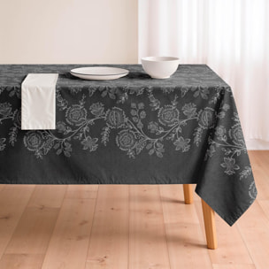 Mantel antimanchas TAYLOR NEGRO - 100% algodón