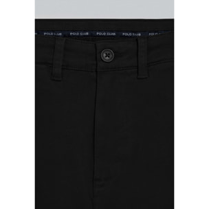 Pantaloni chino slim Moore neri