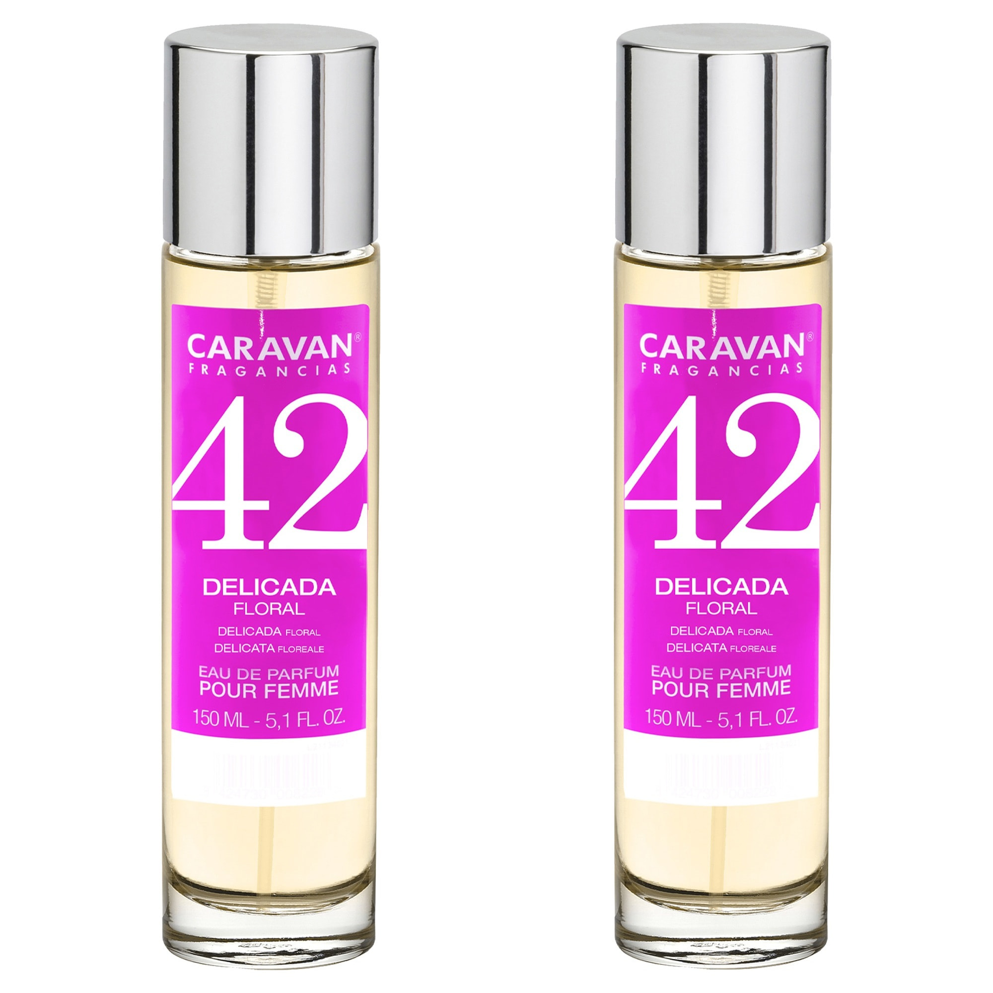 Caravan fragancias set de 2 frascos perfume de mujer nº42, de 150 ml