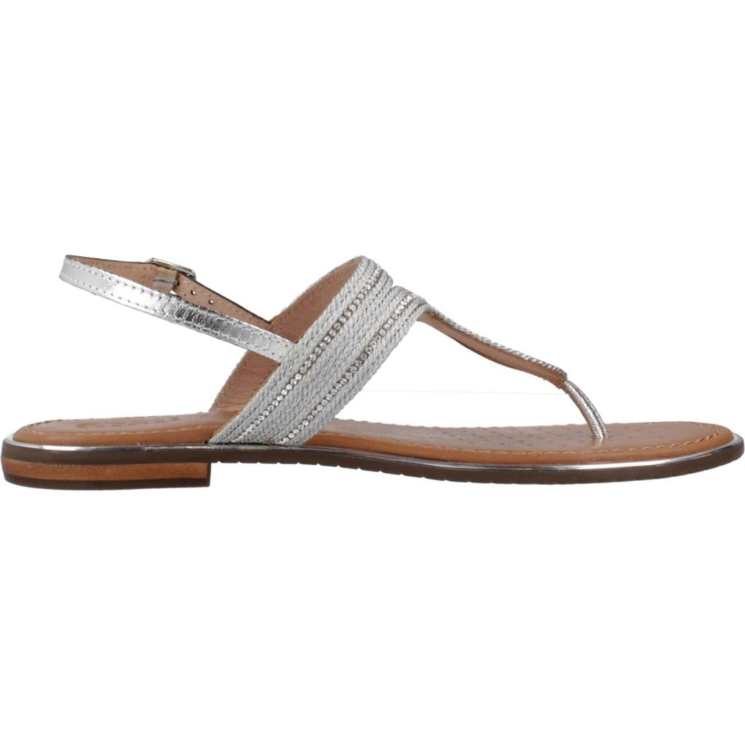 Sandalias Mujer de la marca GEOX  modelo D SOZY PLUS PLATA