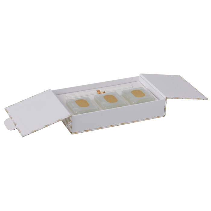 J-Line huile parfumée Midnight Deluxe - Rainbow Reef - blanc/or - boîte de 3