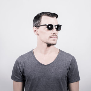 Gafas de sol OCEAN LIZARD - Negro mate arriba + carey abajo y / Ahumada