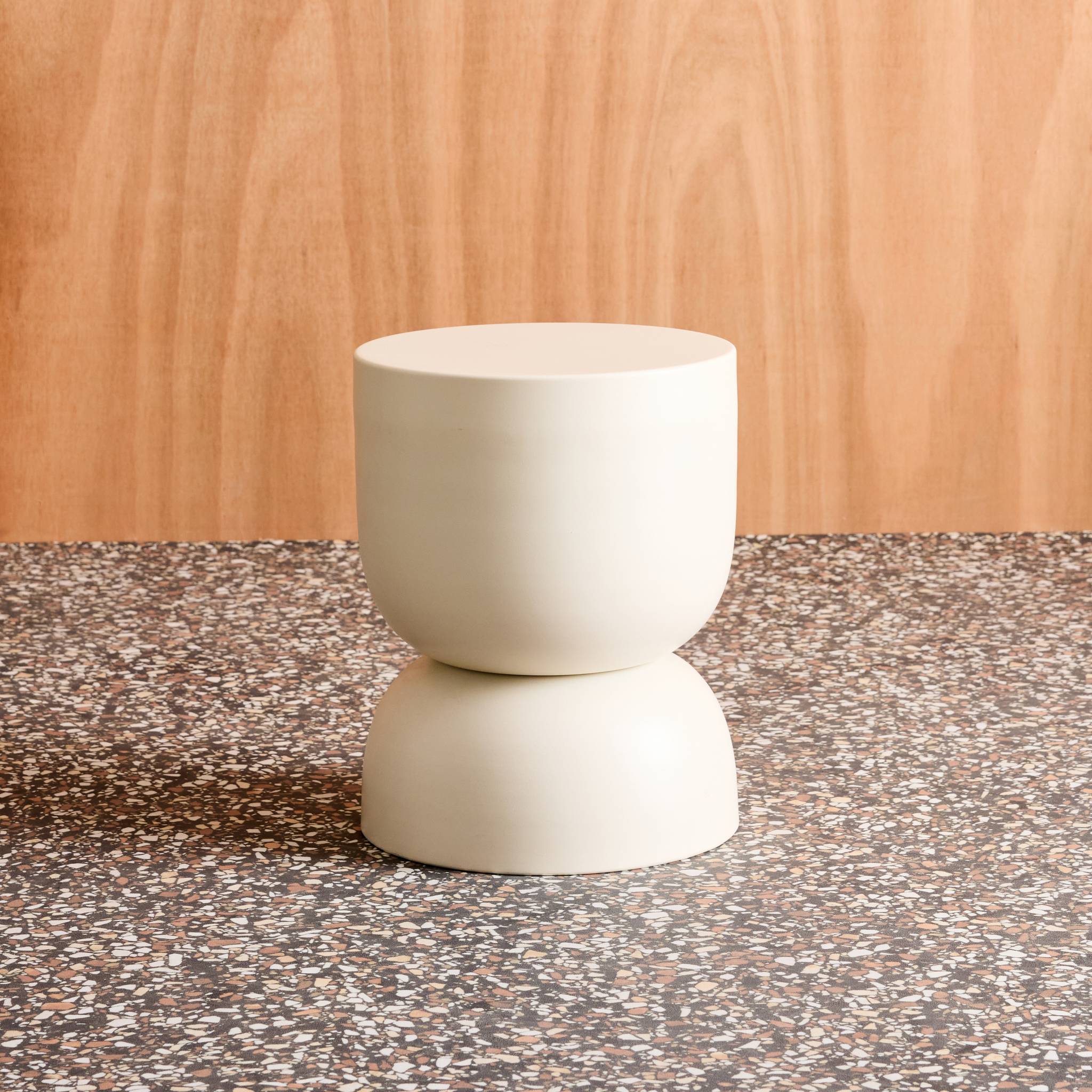 Table d'appoint, bout de canapé, table de chevet métal Ø32 x H42cm MADI