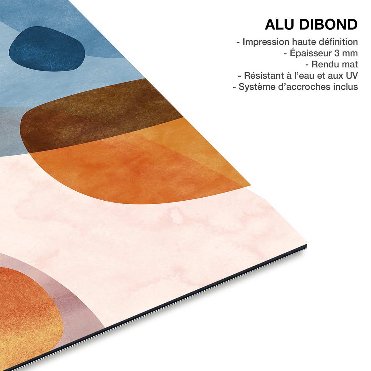 Tableau Courbe organique Tableau alu Dibond
