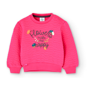 Sudadera punto de bebé niña -BCI