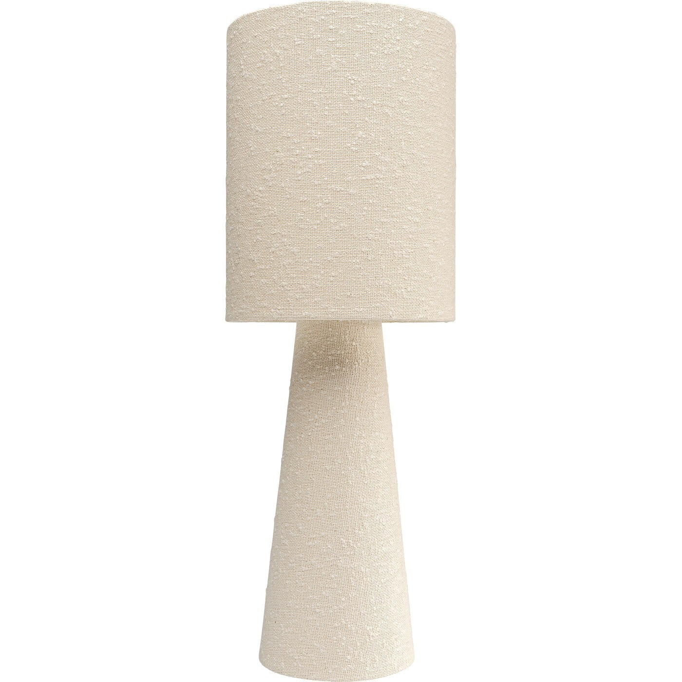 Lampe Marleen Boucle 60cm beige Kare Design