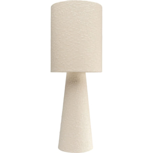 Lampe Marleen Boucle 60cm beige Kare Design