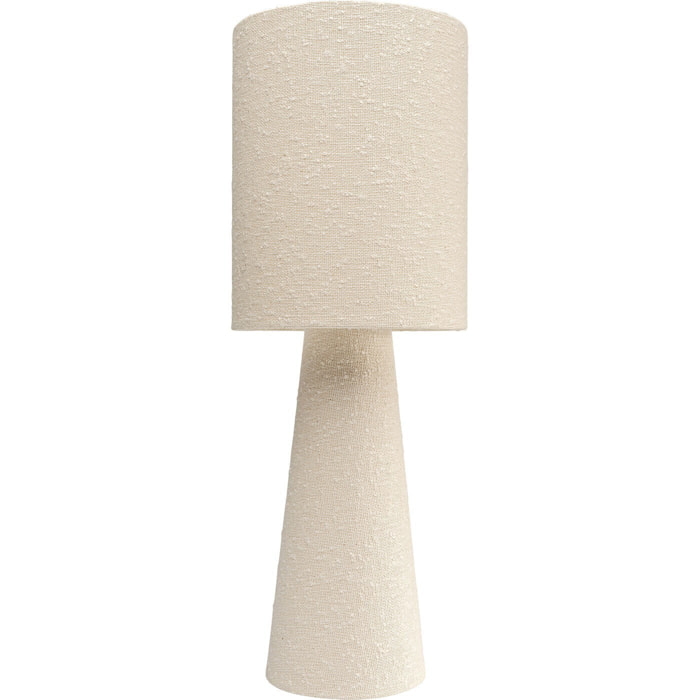 Lampe Marleen Boucle 60cm beige Kare Design