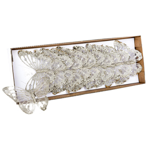 Farfalle glitter - Pezzi 3 - 7xH10x2cm - Bianchi Dino SpA