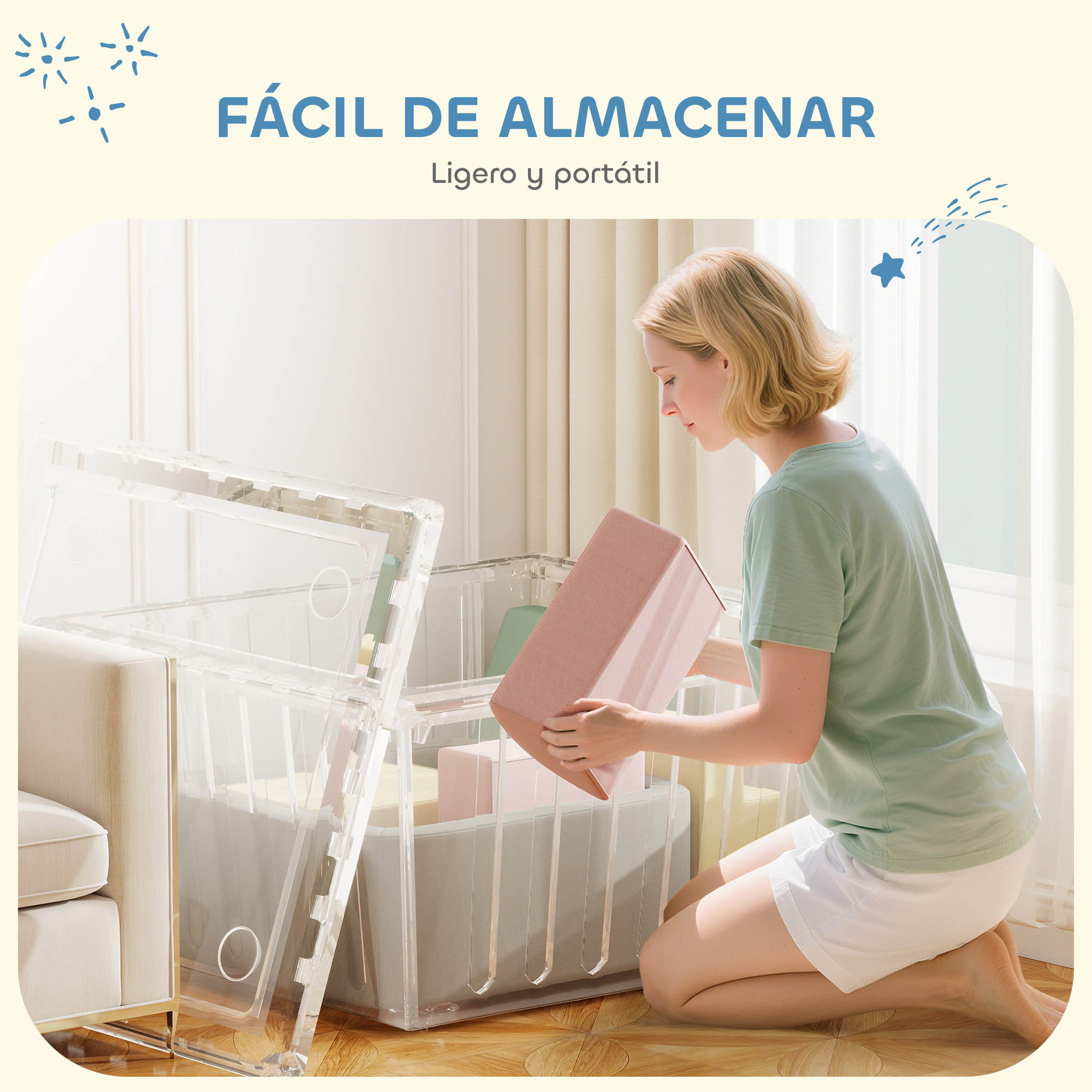 Juego de 7 Bloques de Espuma para Niños, Bloques de Psicomotricidad con Fundas de Pana Lavables, Set de Escalada para Interior, para Escalar y Gatear, Multicolor