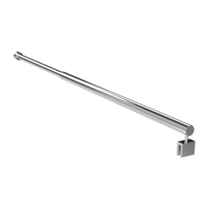 Barre de fixation extensible pour douche a l'italienne - extensible 70 a 100cm - Fixation murale