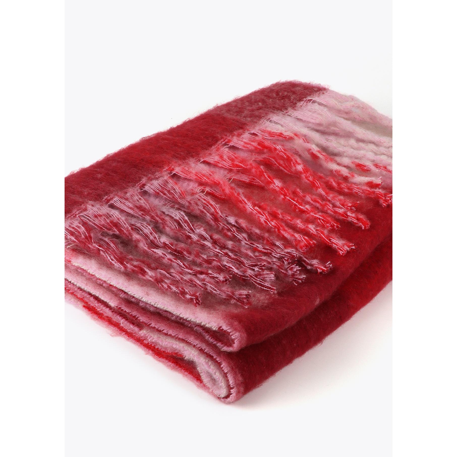 Sciarpa a Quadri con Grande Logo