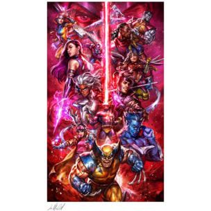 Marvel Art Print The X-Men Vs Magneto 46 X 71 Cm - Unframed Sideshow Collectibles