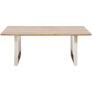 Table Symphony acacia chrome Kare Design
