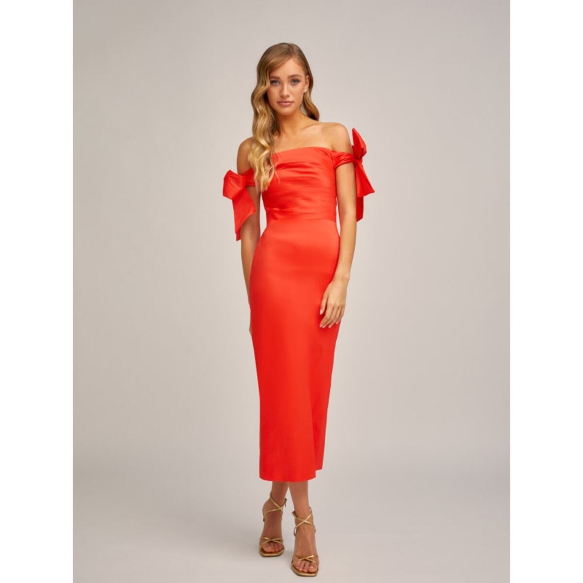 VESTIDO VICTORIA CERDEÑA ROJO