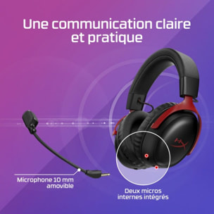 Casque gamer HYPERX Cloud III S Rouge