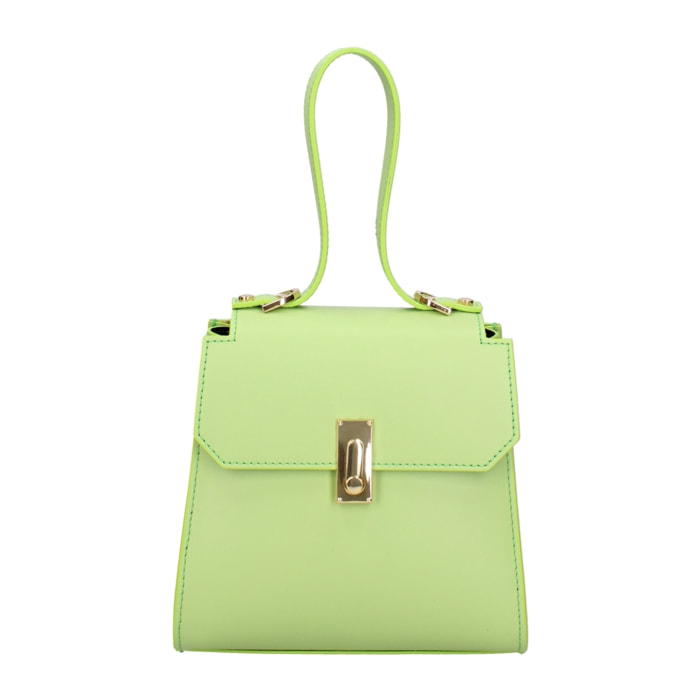 Borsa a mano da donna In Vera pelle Made in Italy 20x18x10 cm