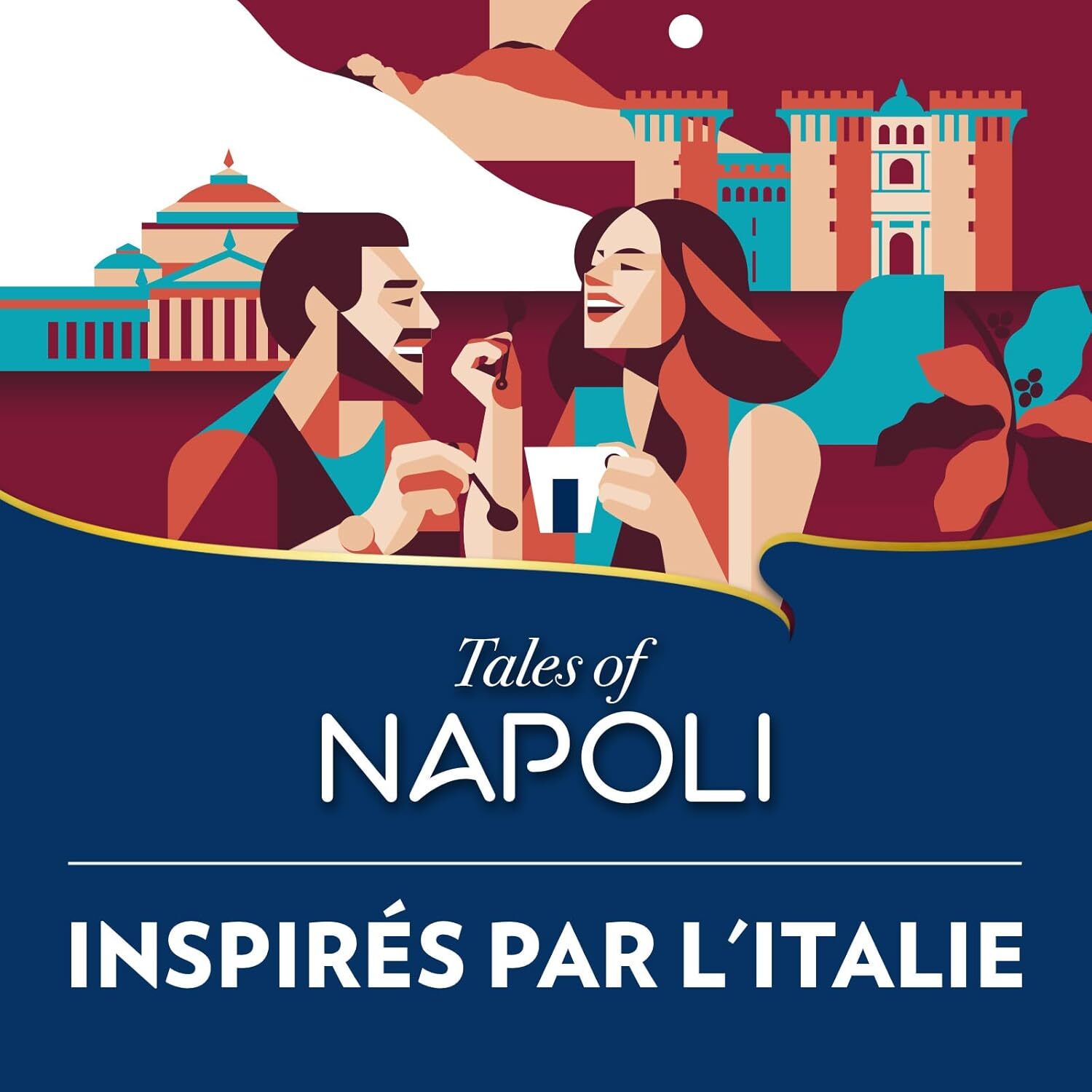 Tales Of Napoli x10.  Capsules compatibles Nespresso en aluminium