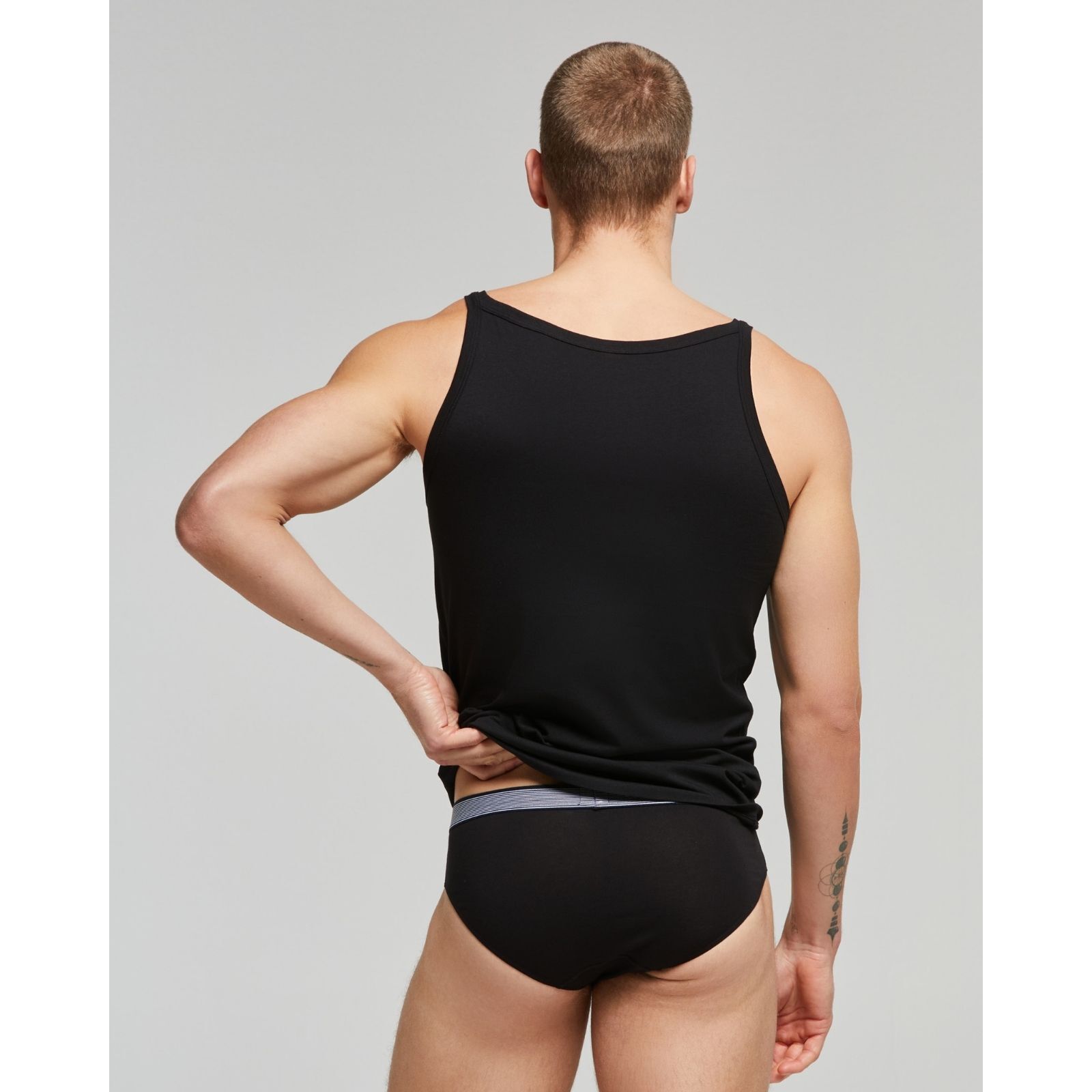 CANOTTA SPALLA STRETTA SCOLLO U