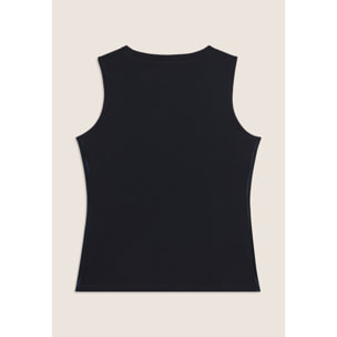 Canotta Regular con Logo FREDDY e Inserti Elastici