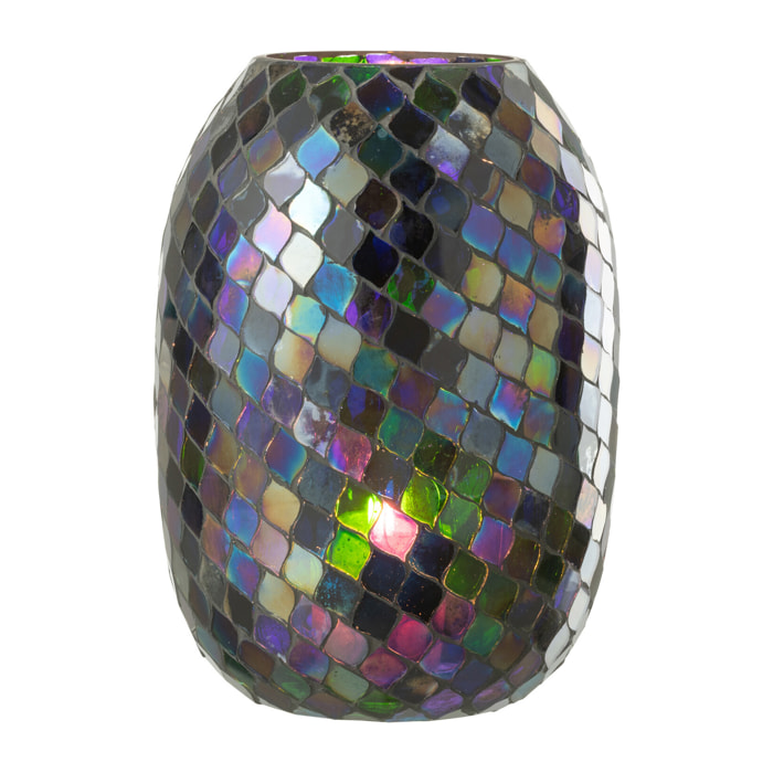 J-Line photophore Mosaïque - verre - mauve - extra large