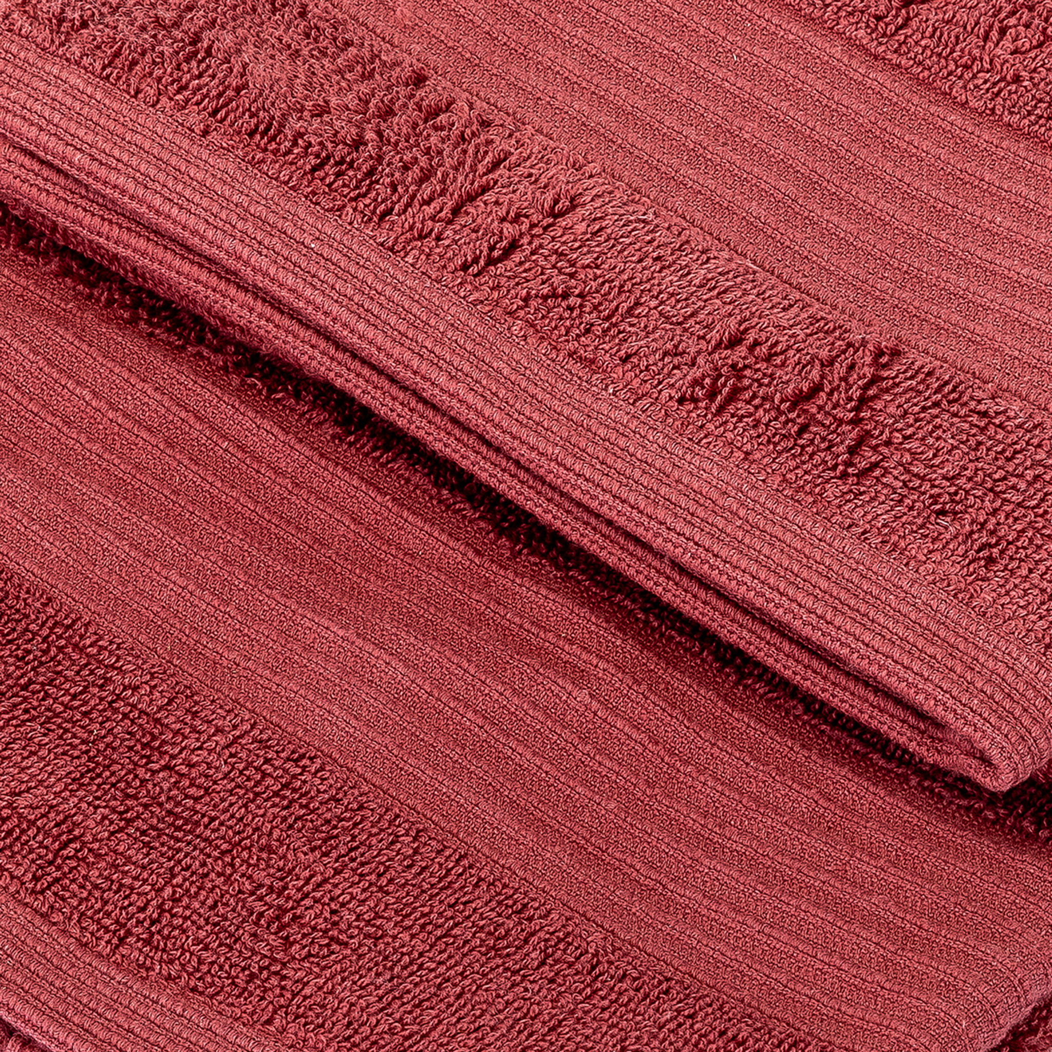 UNO CASA DESIGN Coppia Asciugamano + Ospite Julia in Spugna di Puro Cotone 500 gr/mq