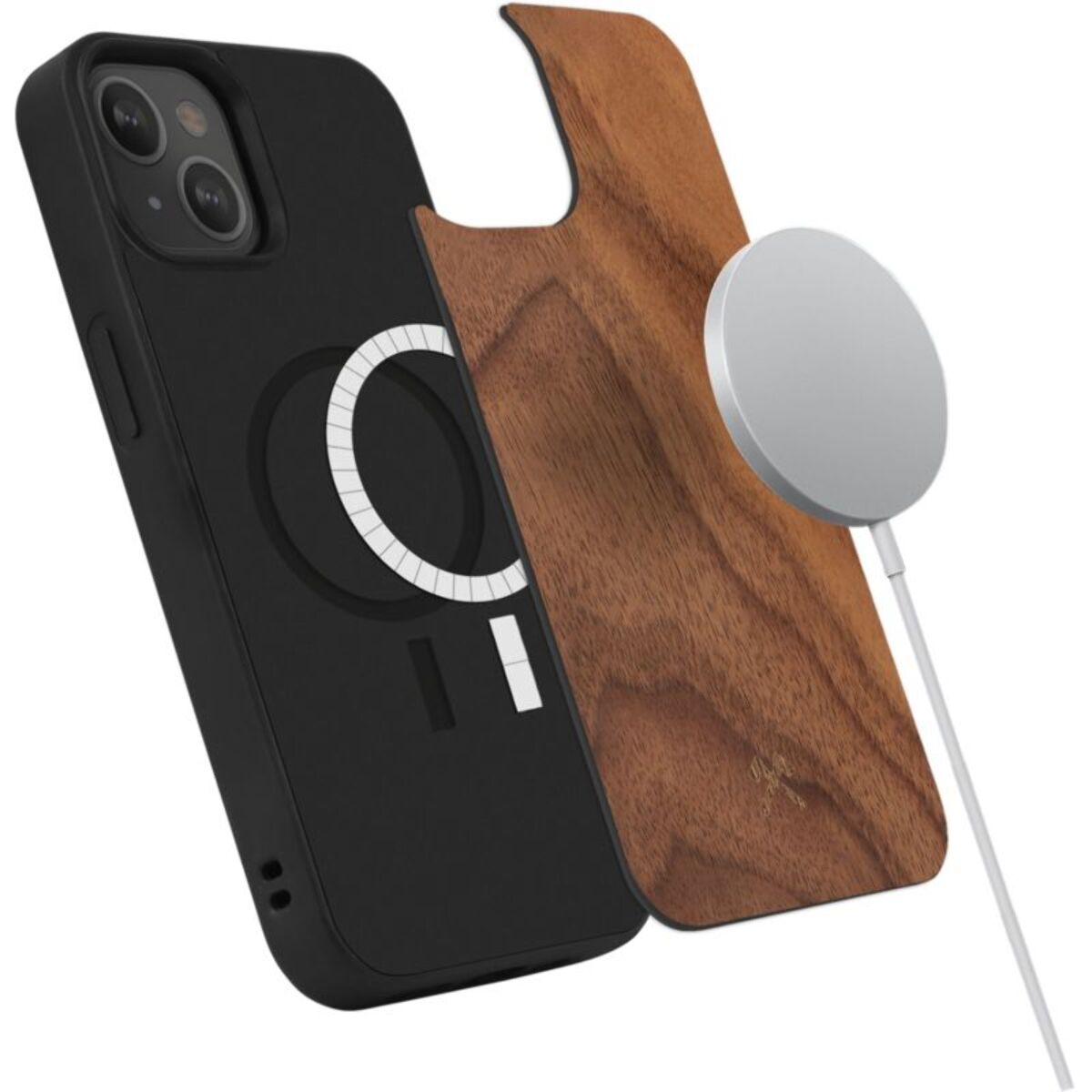 Coque bumper WOODCESSORIES iPhone 13 mini Bumper bois MagSafe