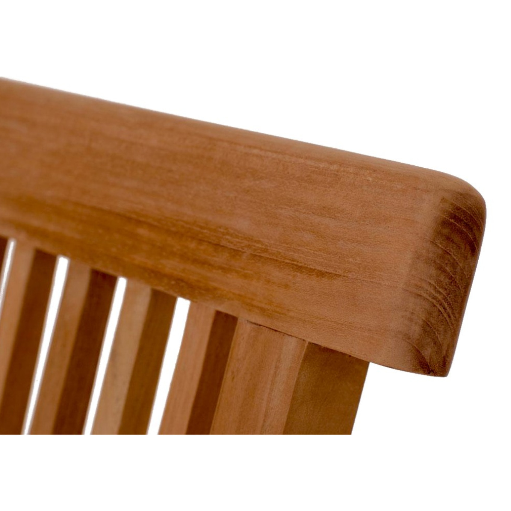 Table de jardin rectangulaire et 6 chaises en teck huilé NARRA