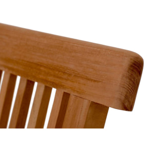 Table de jardin rectangulaire et 6 chaises en teck huilé NARRA