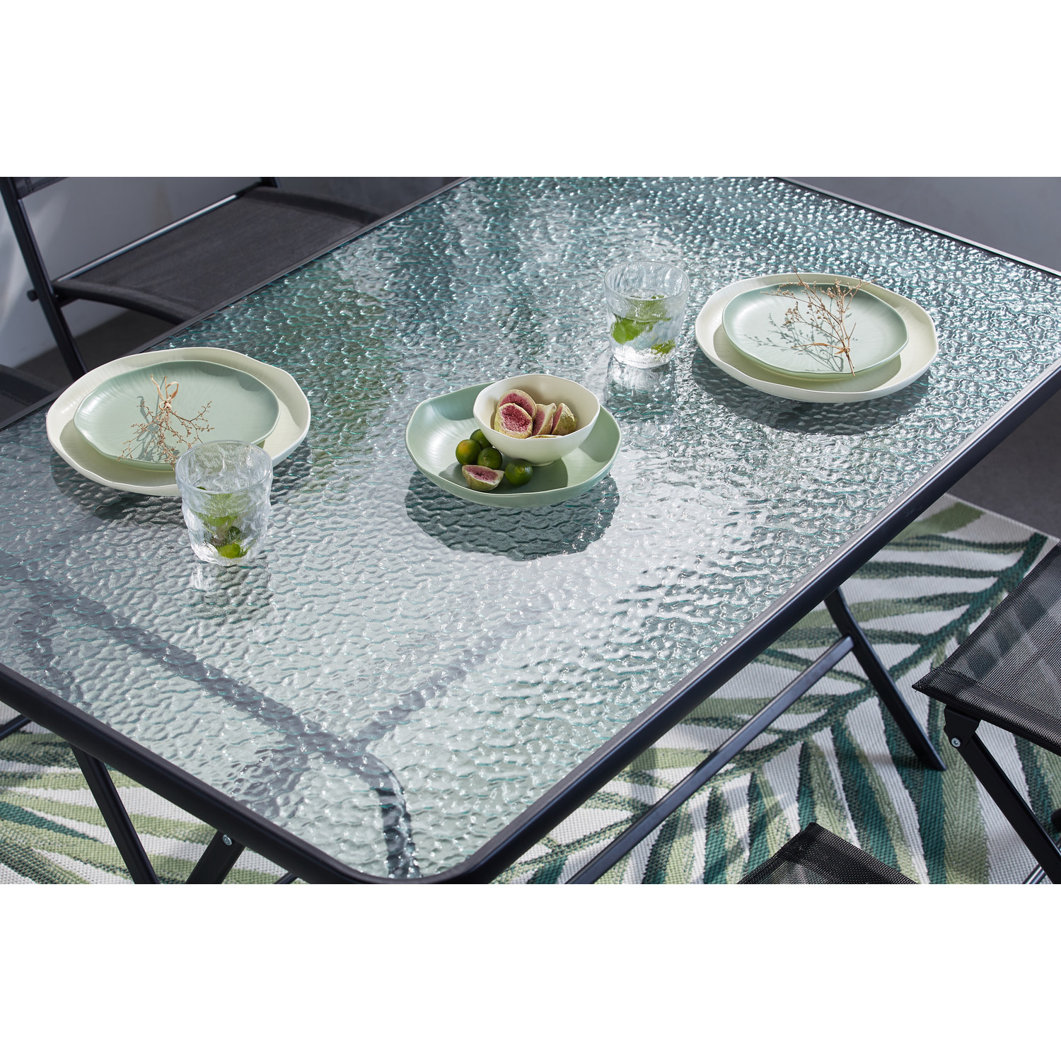 Table de jardin et 4 chaises  JUNON