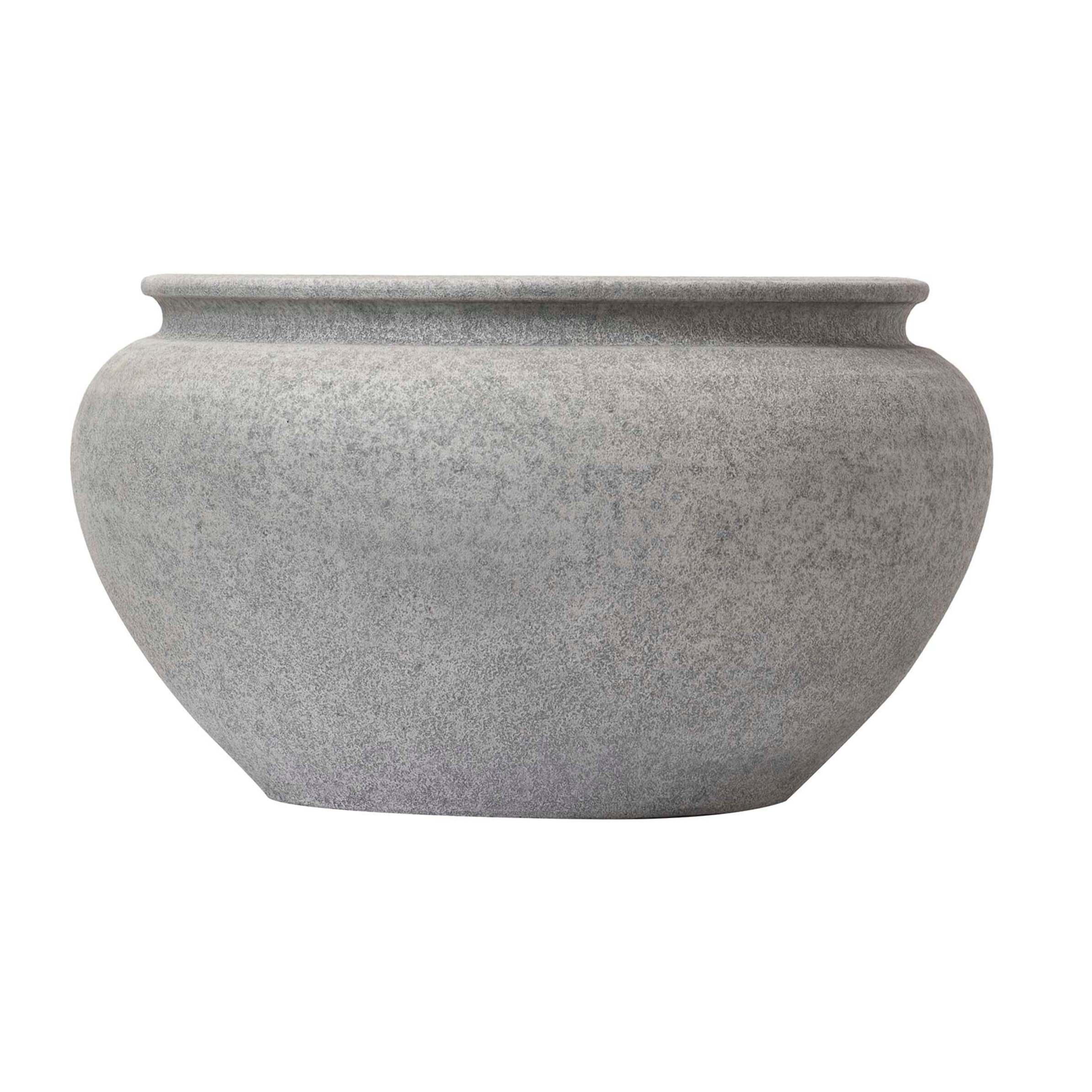 Macetero Ceramica Gris 40x40x35 Cm