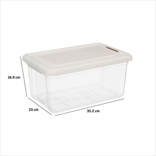 3 boîtes de rangement "Tide'n'Box" 9L