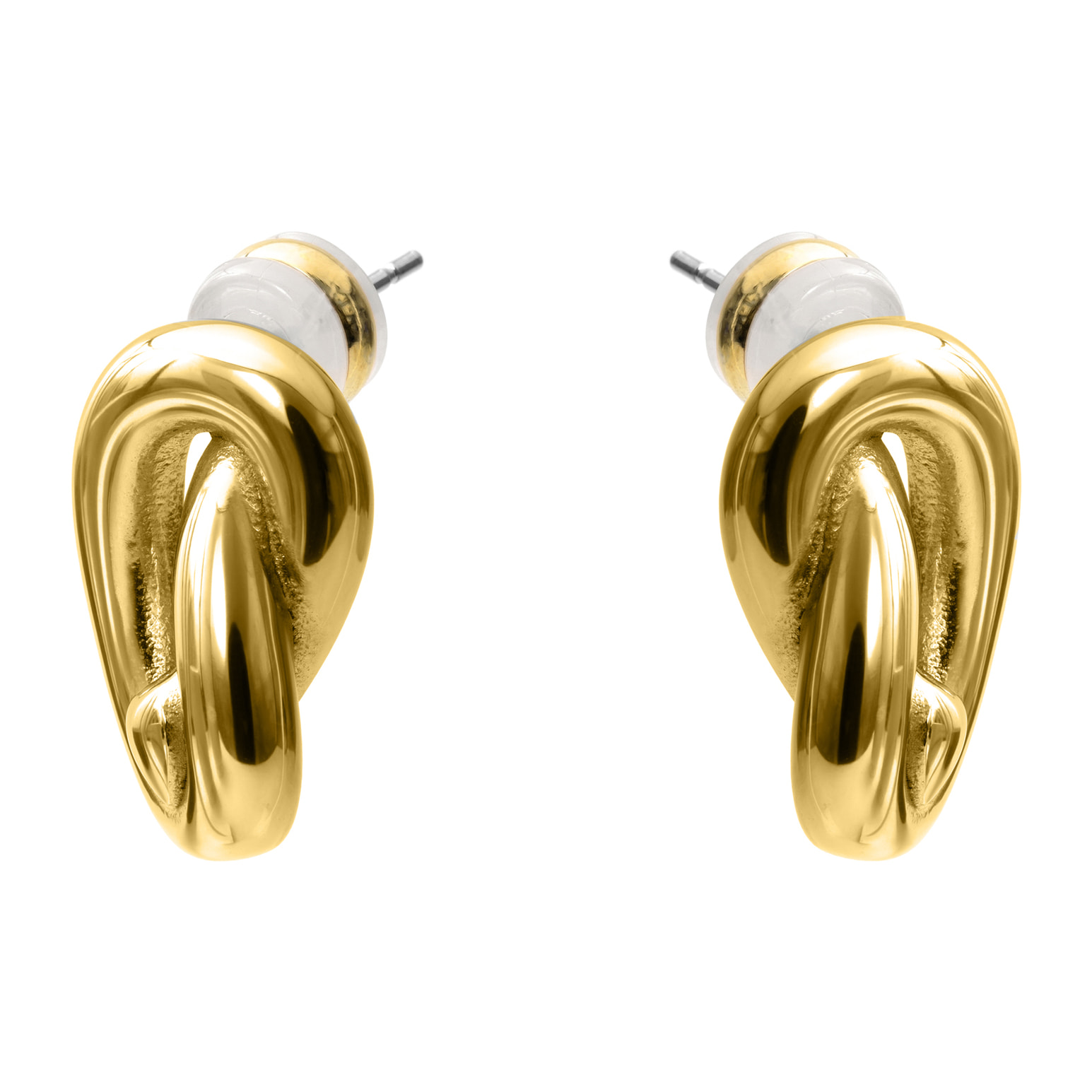 Pendientes Vasho acabado oro amarillo 18k