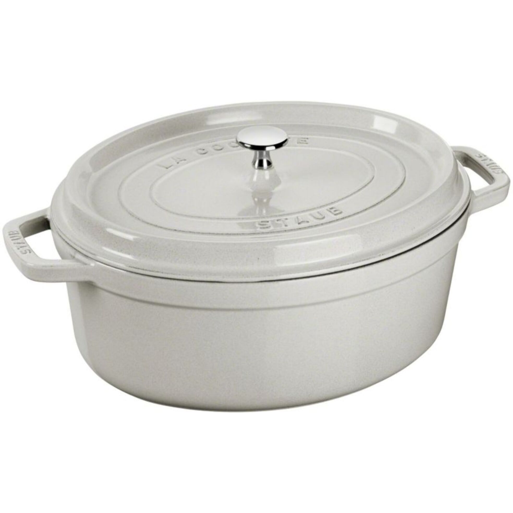 Cocotte STAUB 33 cm Truffe blanche fonte